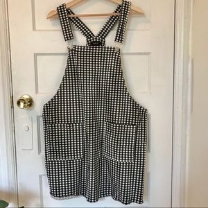 Gingham Overall Dress